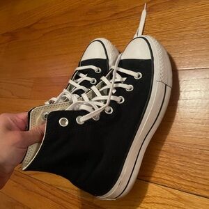 Women platform converse size 5